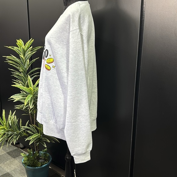 Pacific & Co. Happy Go Lucky, fleece lined,pullover sweatshirt,horseshoe,clover - Picture 3 of 9